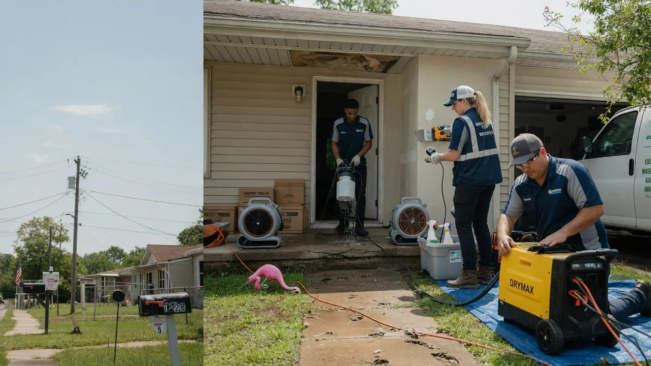 Storm Damage Water Removal in South Wilmington, IL near me